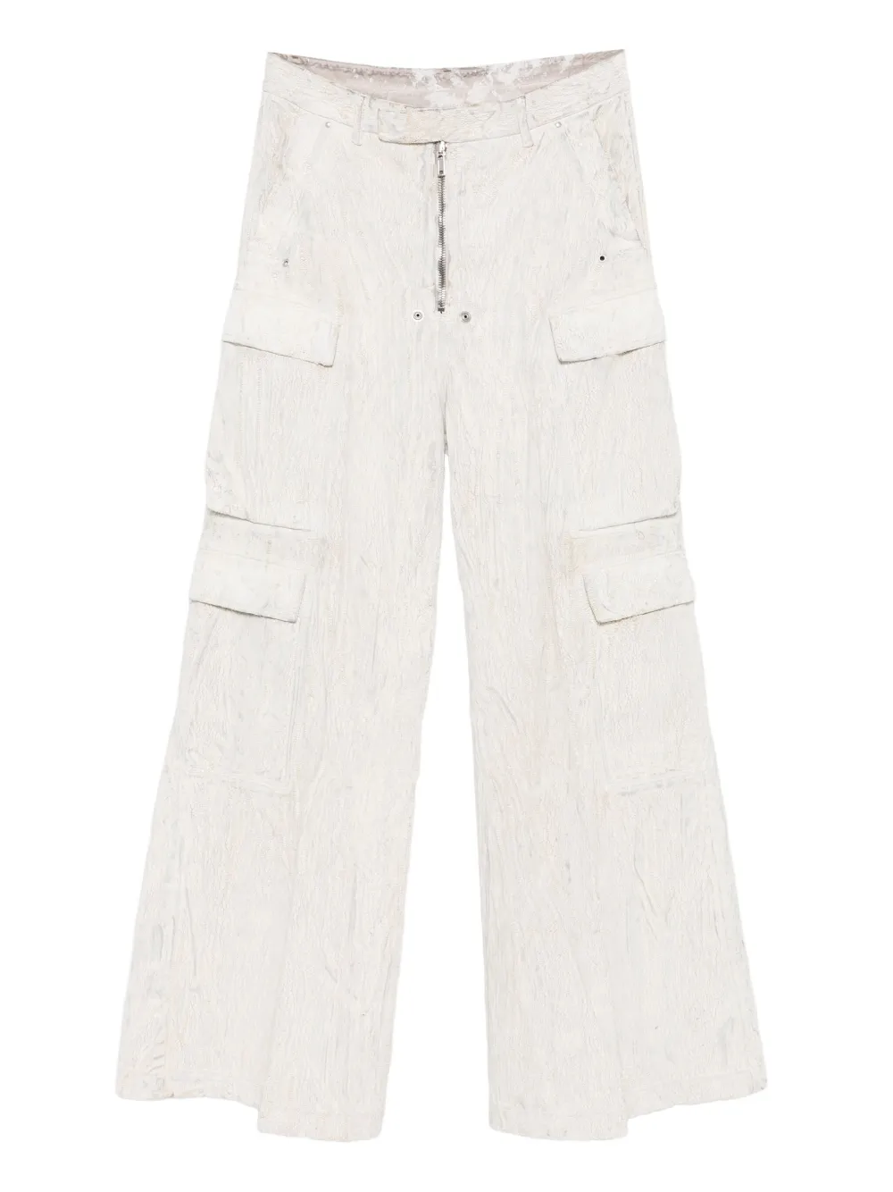 Rick Owens cargo-pocket trousers | White | Image 1