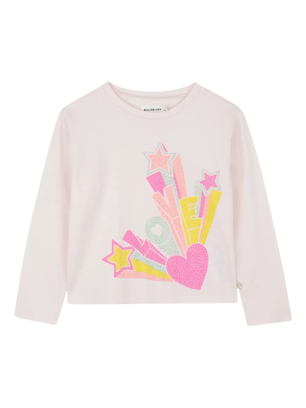 Billieblush T-shirt med stjerneudsmykning | lyserød | Image 1