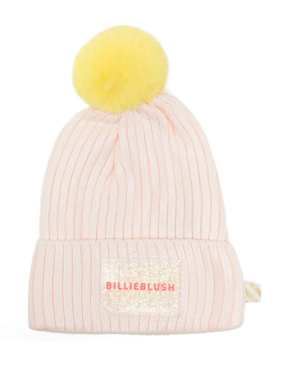 Billieblush Beanie mit Logo-Patch | Rosa | Image 1