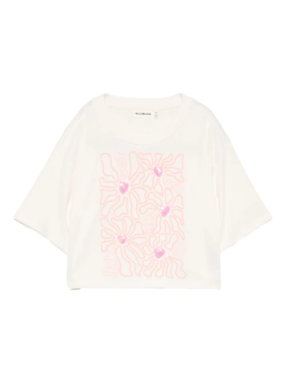 Billieblush graphic-print T-shirt | White | Image 1