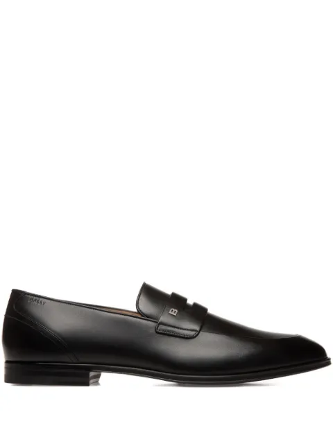 Bally penny-slot leather loafers