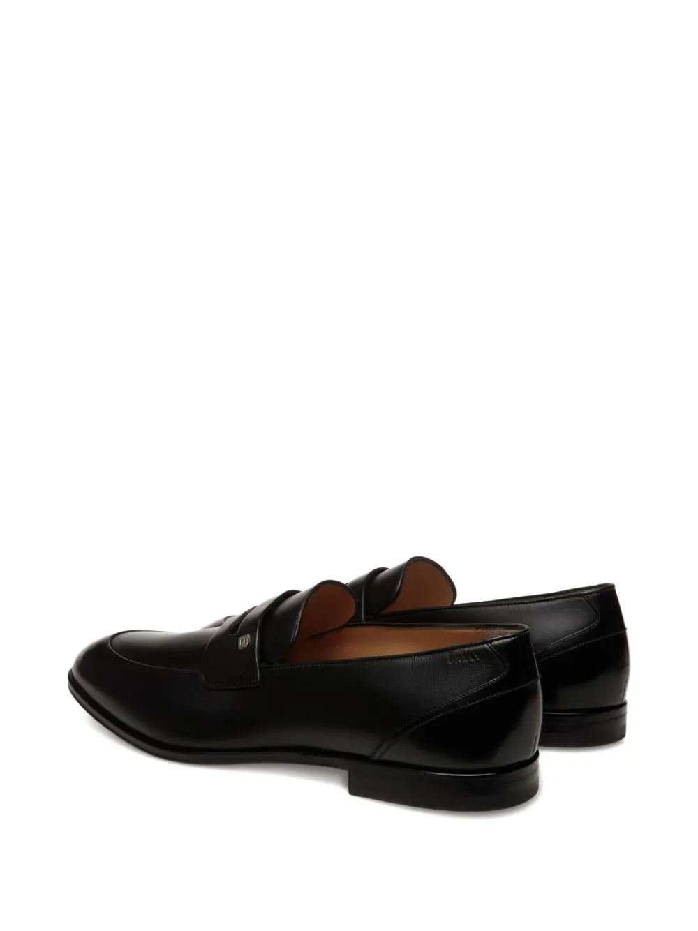 Bally penny-slot leather loafers Black