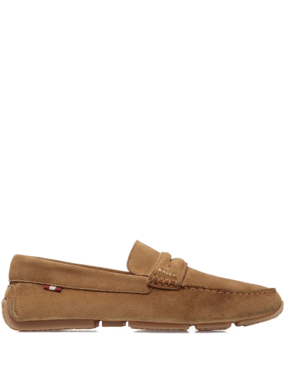 Bally suede loafers Brown