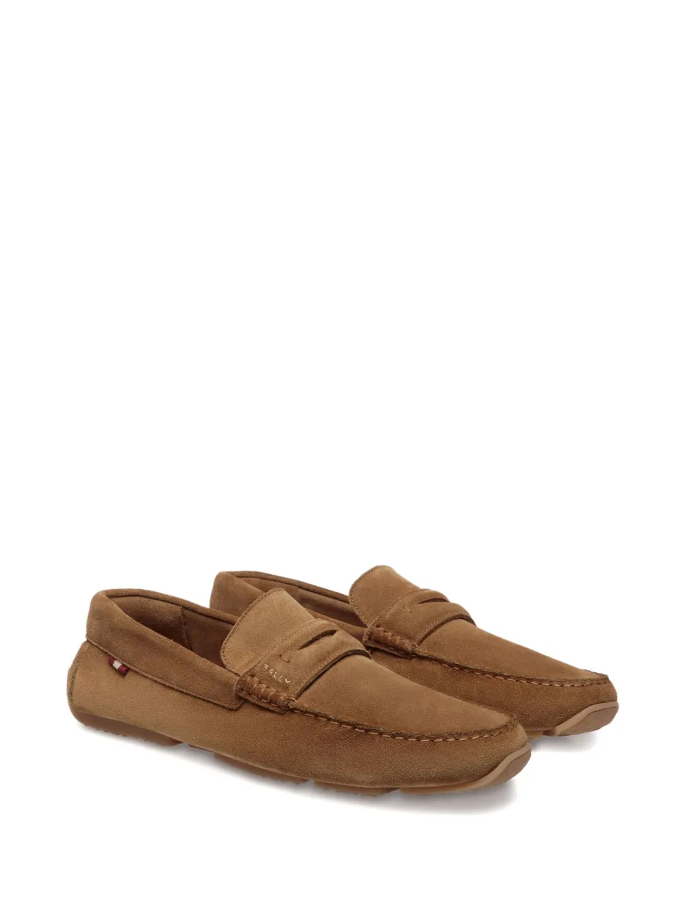 Bally suede loafers Brown