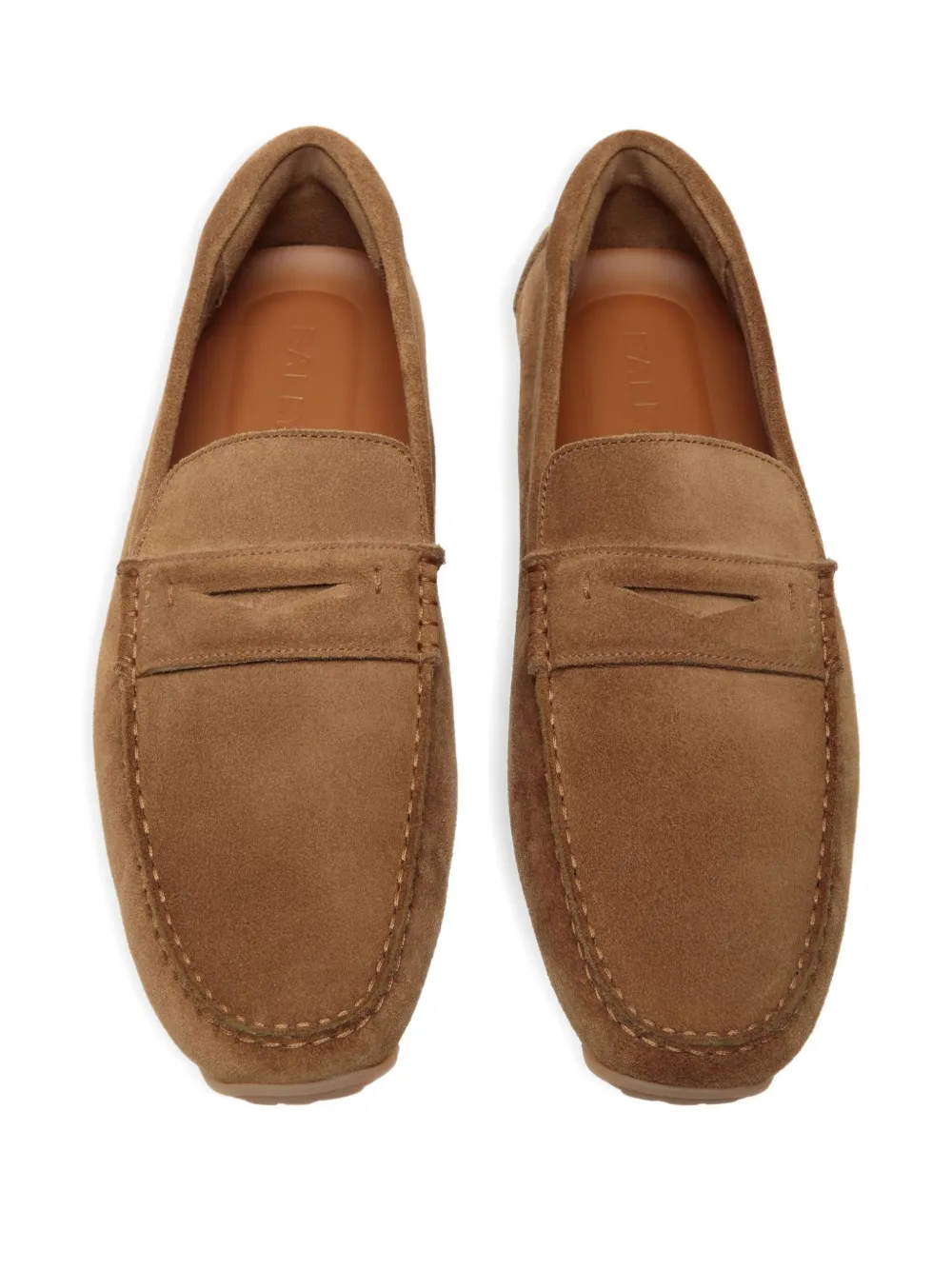 Bally suede loafers Brown