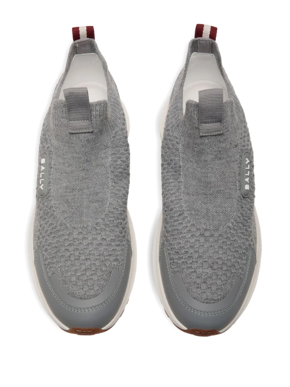 Bally Gebreide slip-on sneakers Grijs