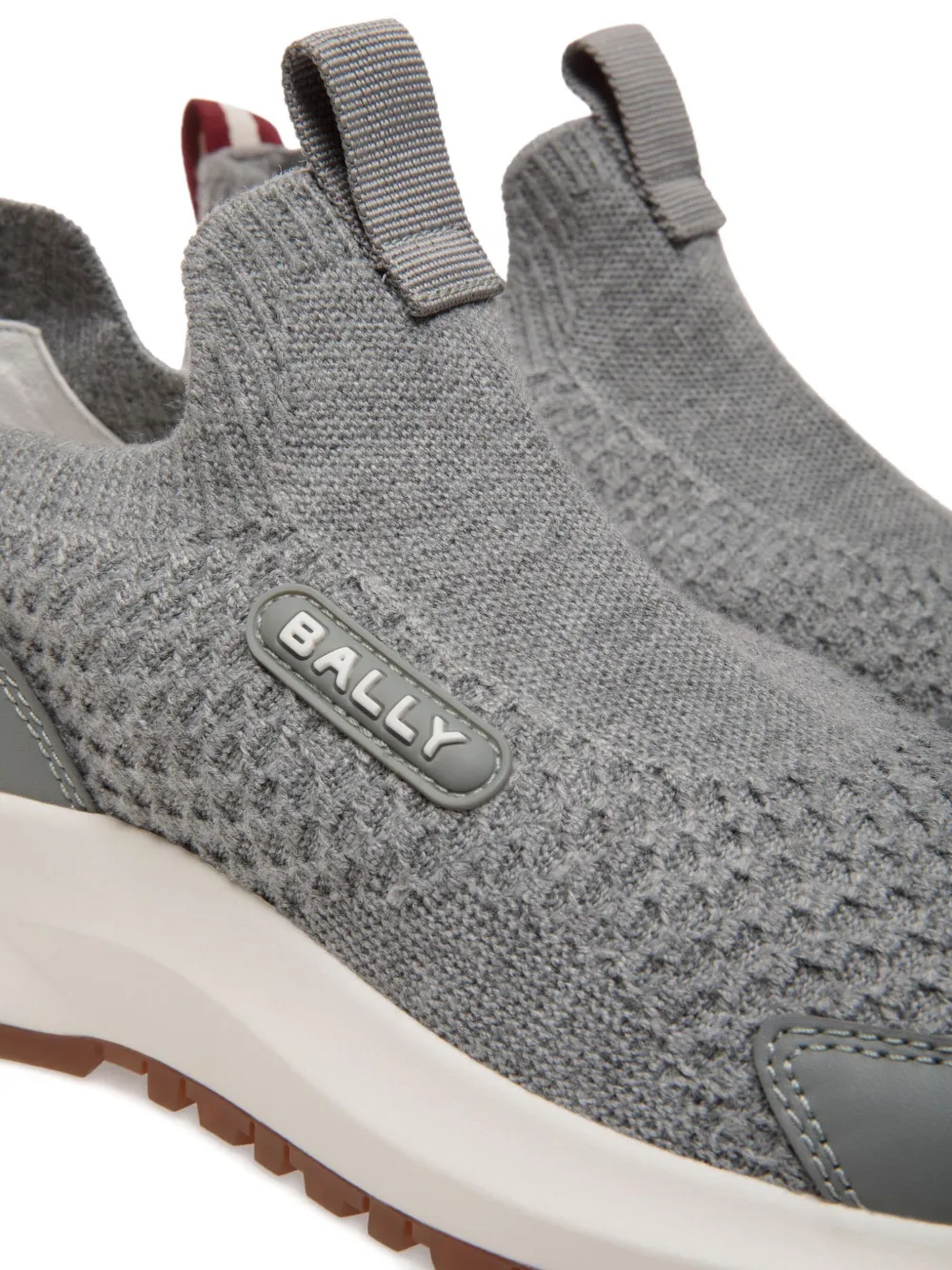 Bally Gebreide slip-on sneakers Grijs