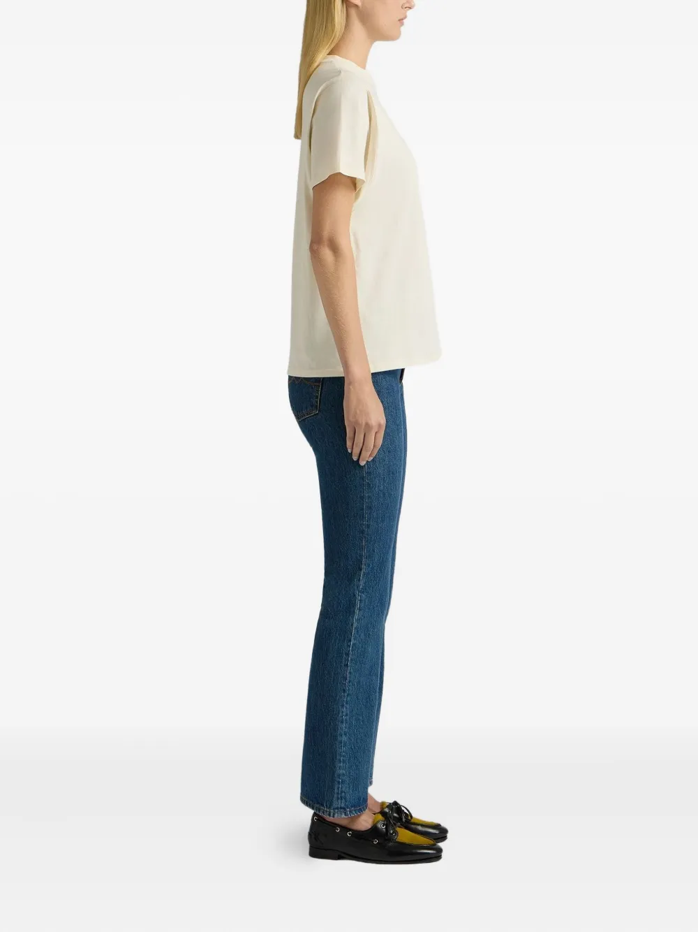 Bally T-shirt met geborduurd logo Wit