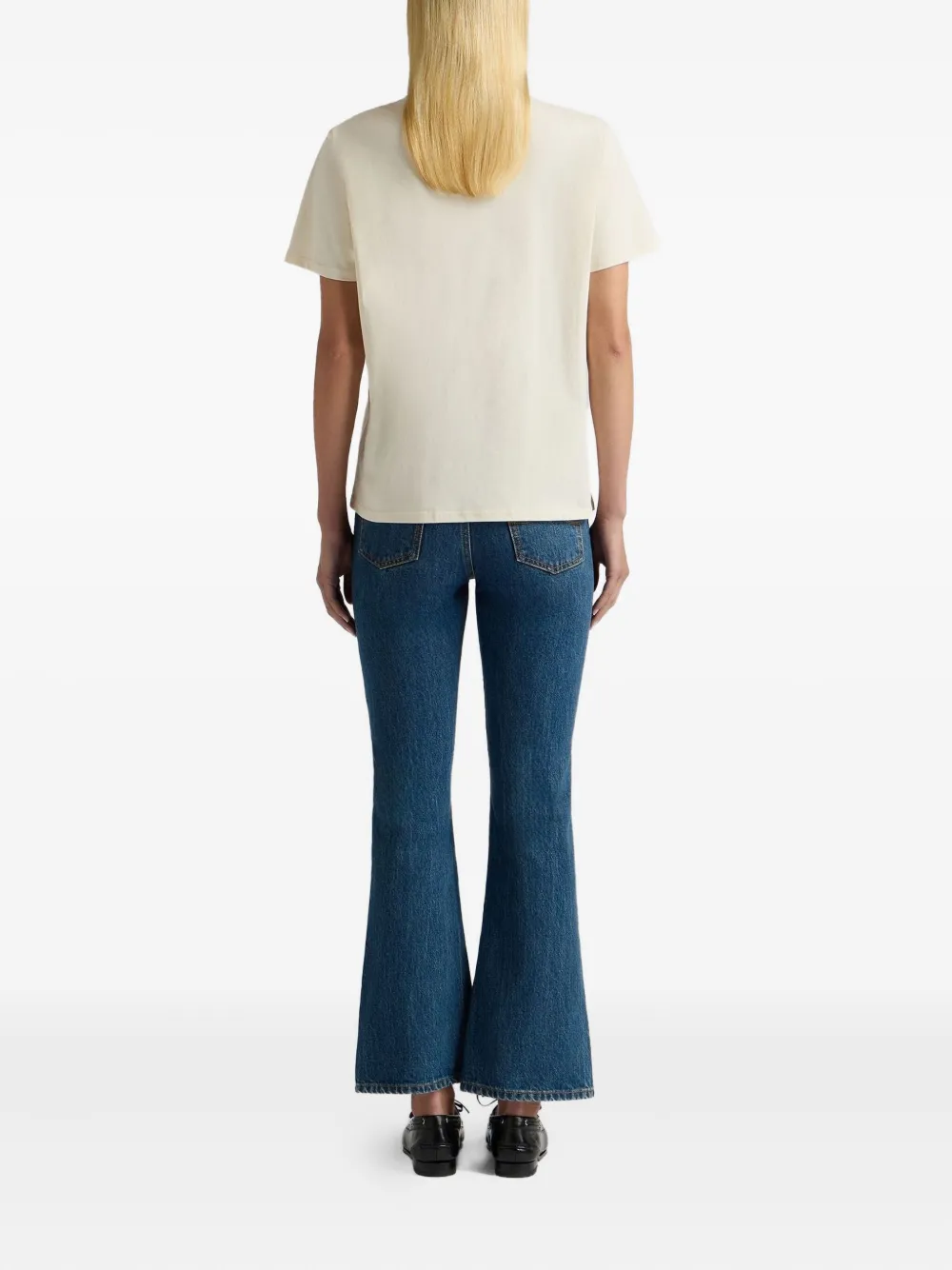 Bally T-shirt met geborduurd logo Wit