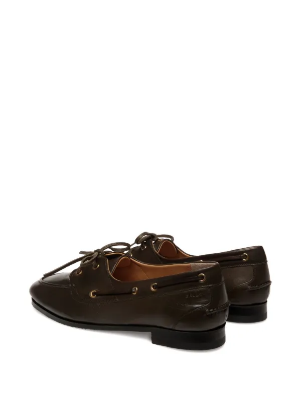 BALLY ブラウン 革靴 Bally レザー ダービーシューズ | ブラウン | FARFETCH JP