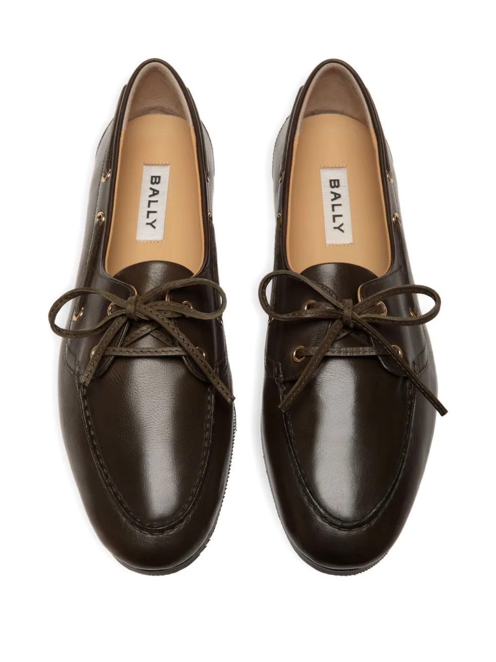 BALLY ブラウン 革靴 Bally レザー ダービーシューズ | ブラウン | FARFETCH JP