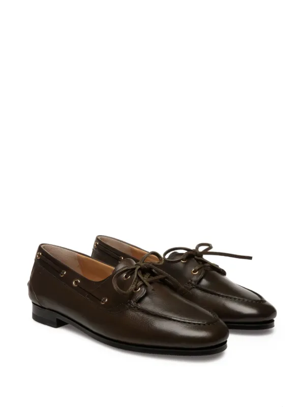 BALLY ブラウン 革靴 Bally レザー ダービーシューズ | ブラウン | FARFETCH JP