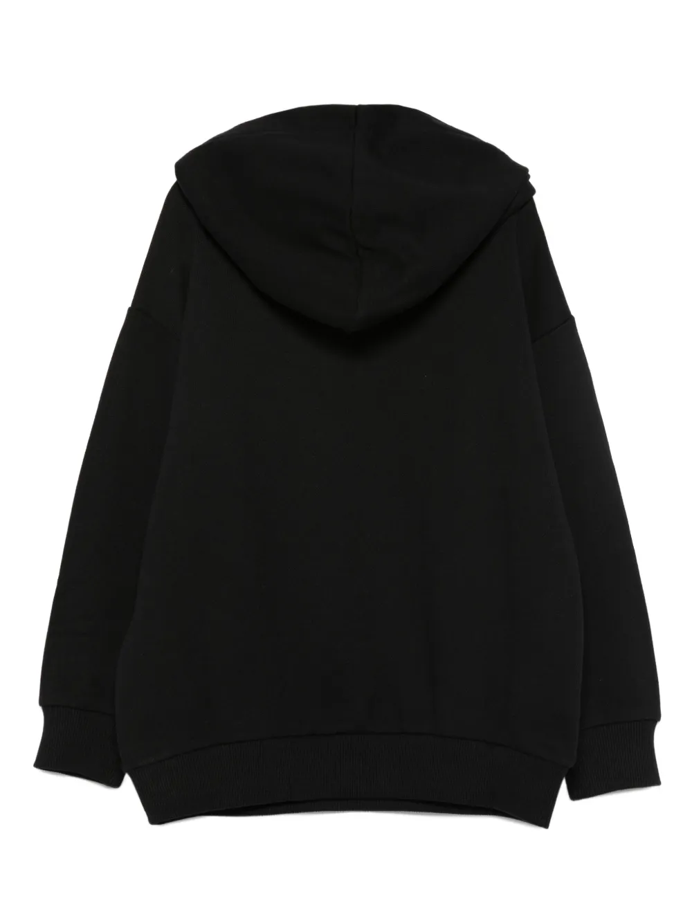 PUCCI Junior embroidered-fish hoodie Zwart