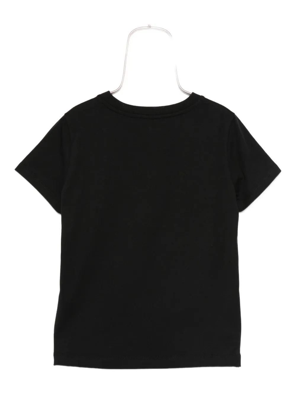 PUCCI Junior embroidered logo T-shirt Zwart