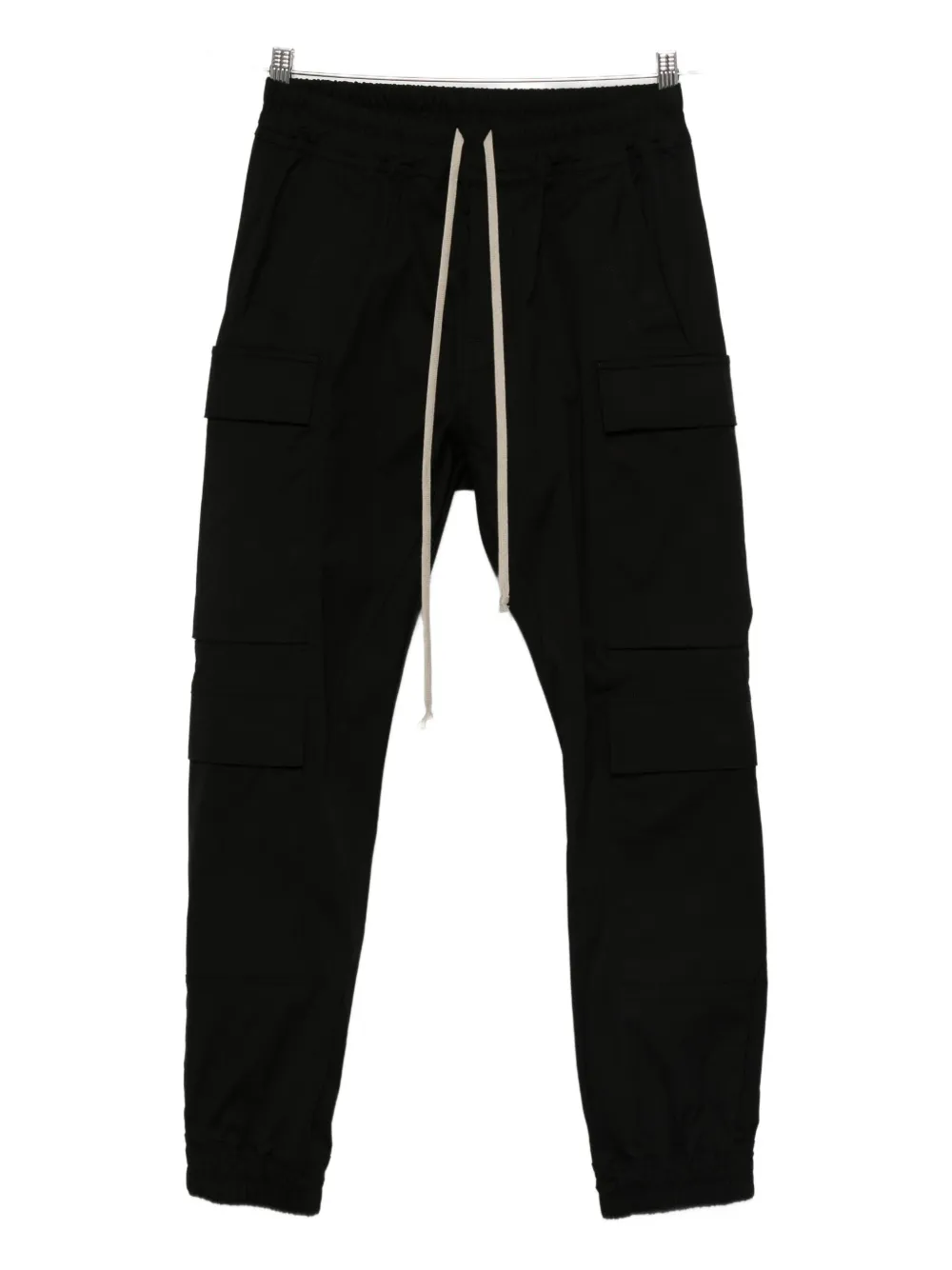 Rick Owens drawstring cargo trousers Zwart