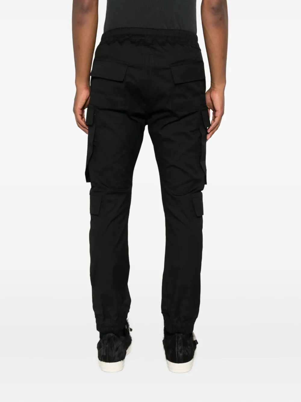 Rick Owens Cargo broek met trekkoord Zwart