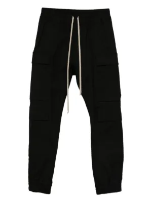 Rick Owens ドローストリング パンツ | ブラック | FARFETCH JP