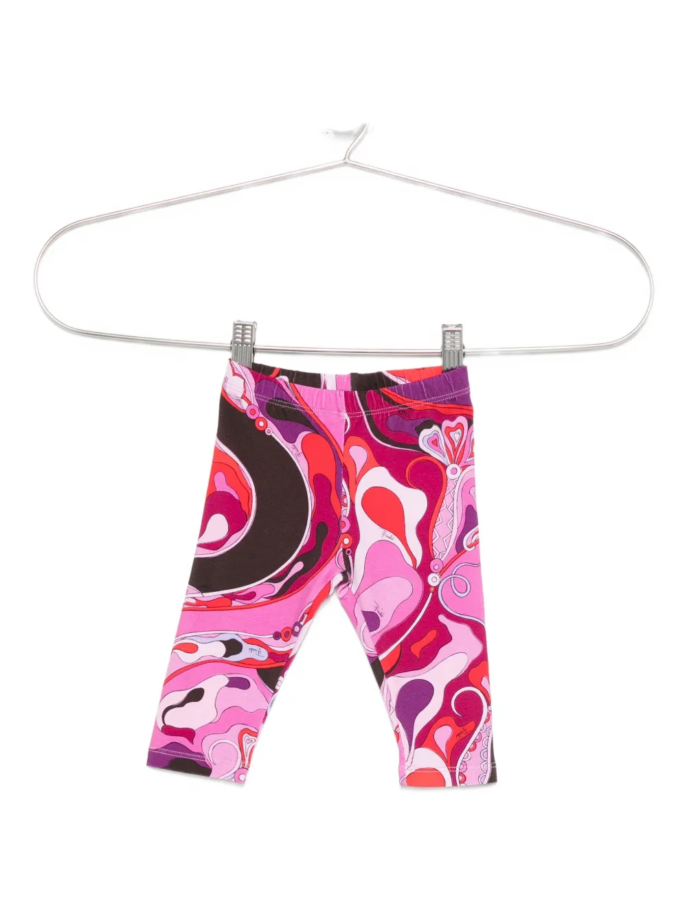 PUCCI Junior Swirl-pattern leggings Roze