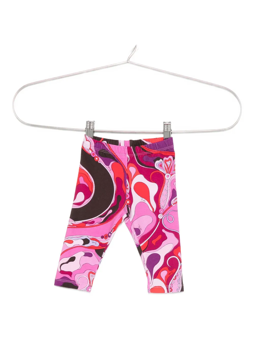 PUCCI Junior Swirl-pattern leggings Roze