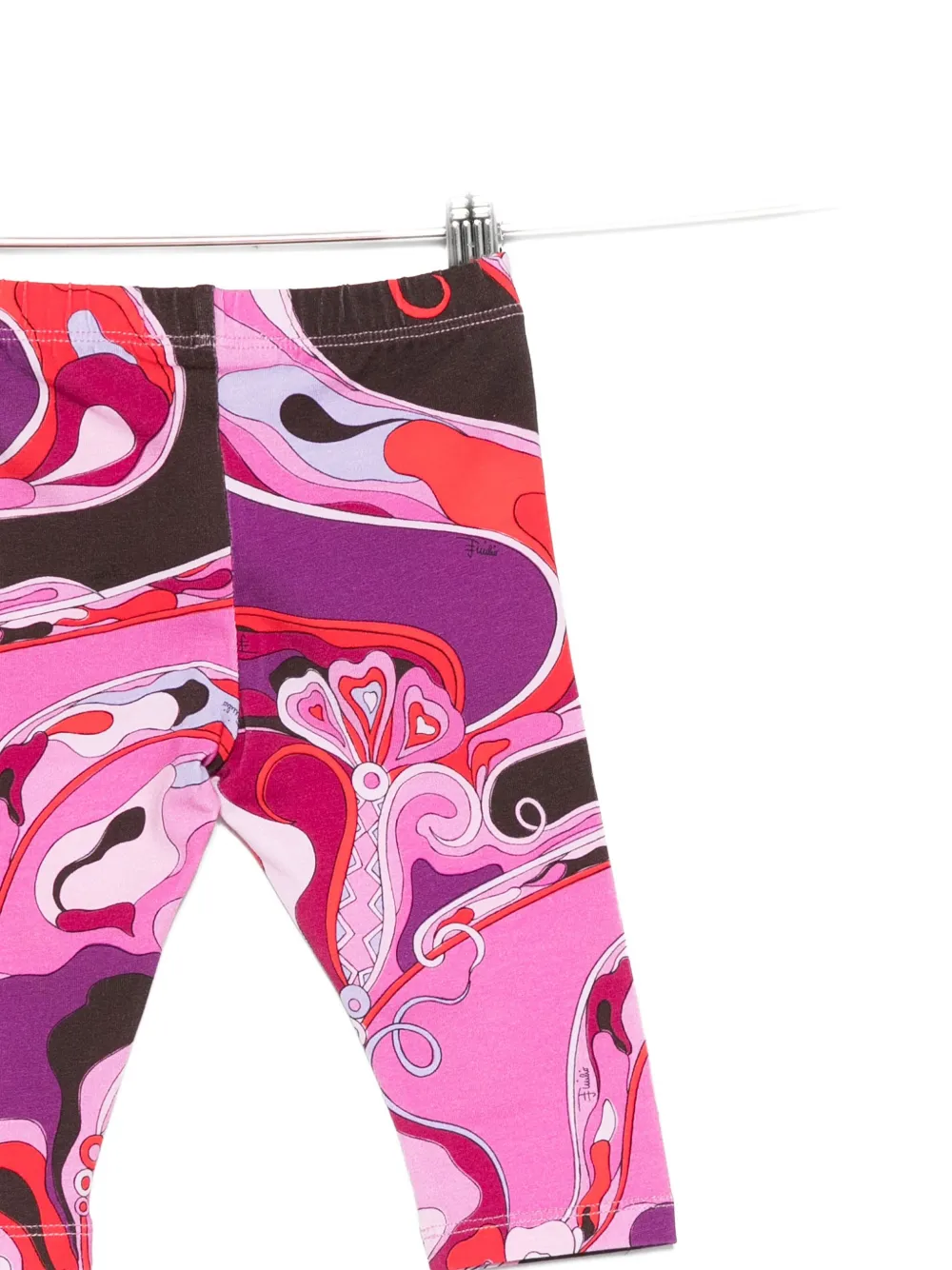 PUCCI Junior Swirl-pattern leggings Roze
