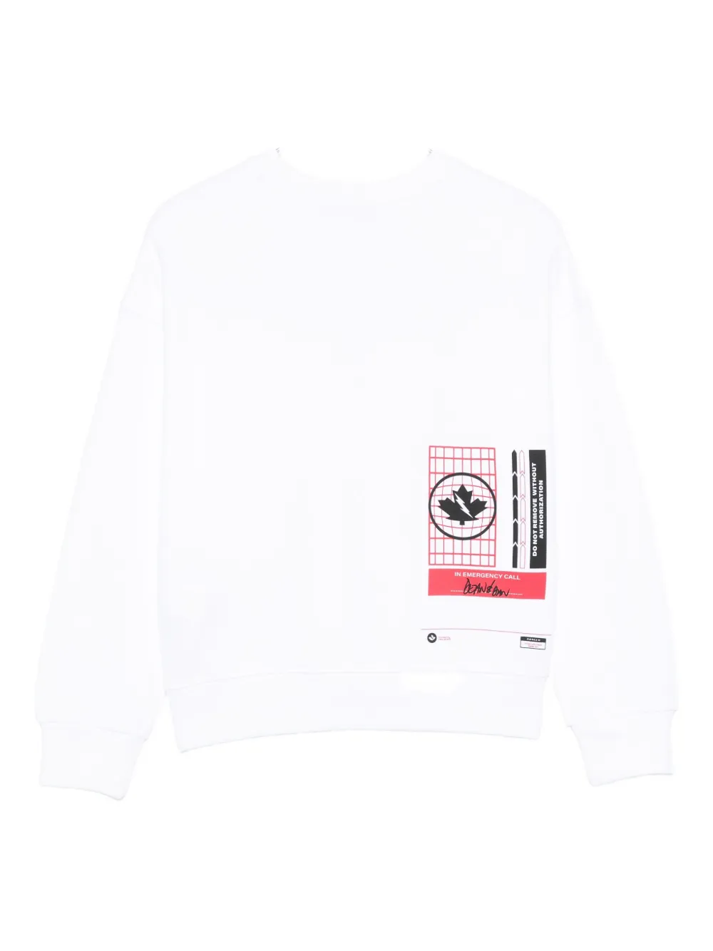 DSQUARED2 KIDS Sweater met logoprint Wit