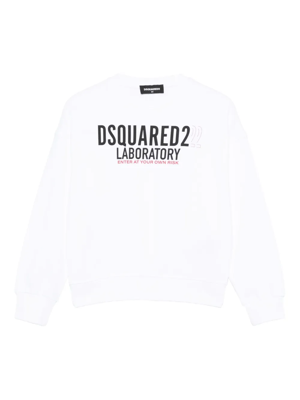 DSQUARED2 KIDS Sweater met logoprint Wit
