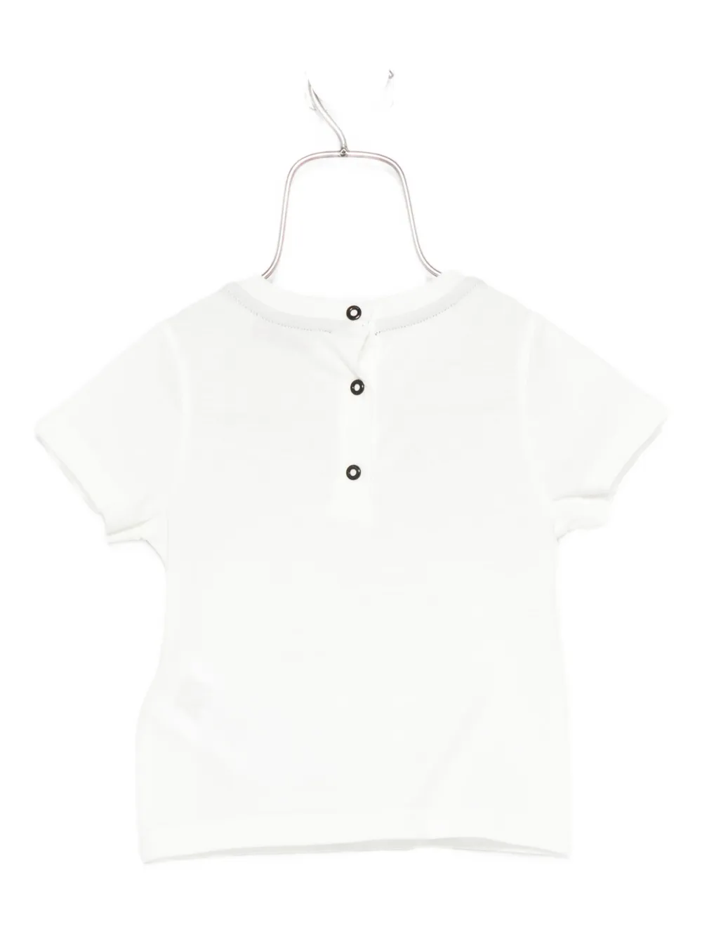 Missoni Kids T-shirt met chevron patroon en korte mouwen Wit