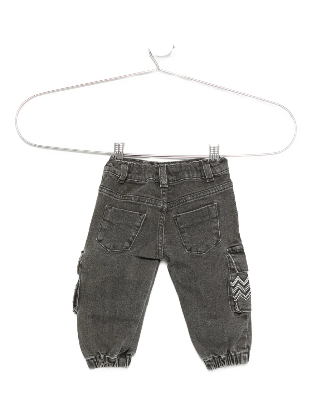 Missoni Kids Broek met zigzag-patroon Grijs