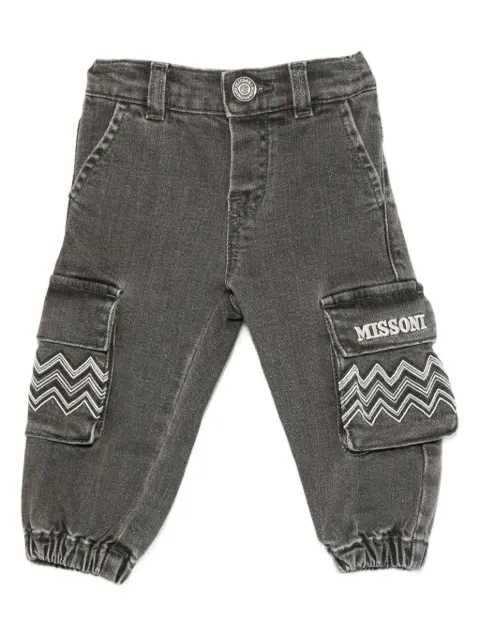 Missoni Kids zig-zag pocket trousers