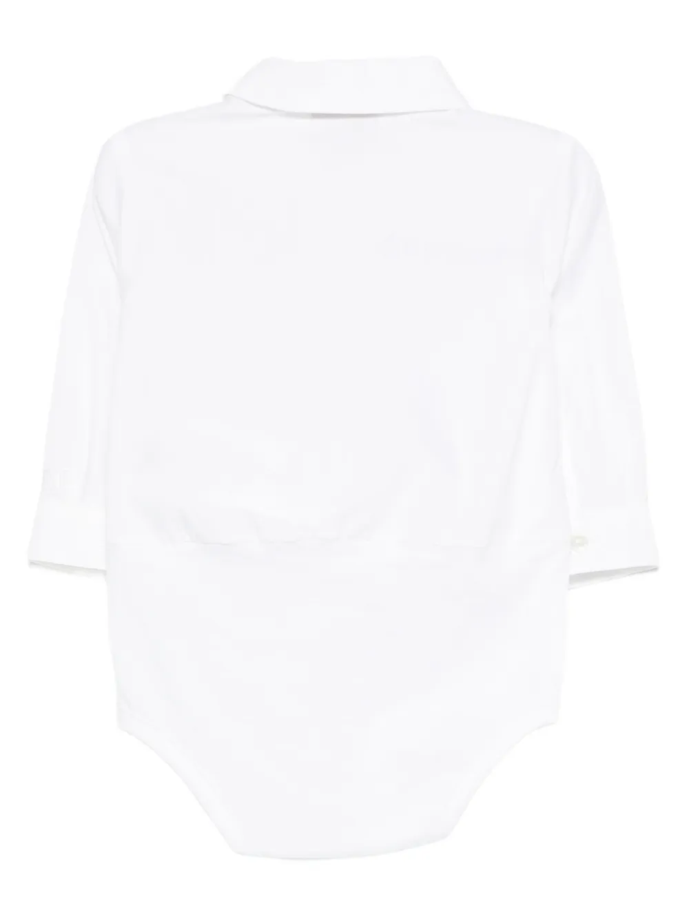 Missoni Kids Body met chevron zak - Wit