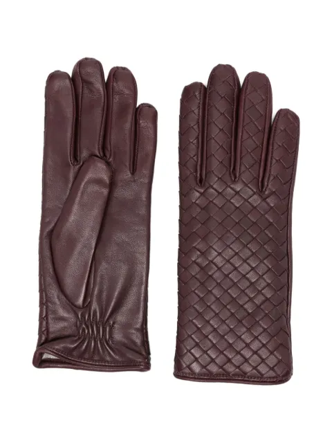 Manokhi guantes entretejidos de piel 