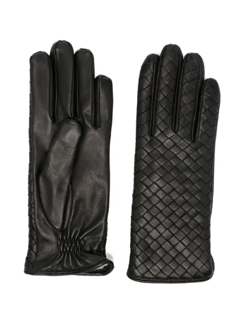 Manokhi leather woven gloves