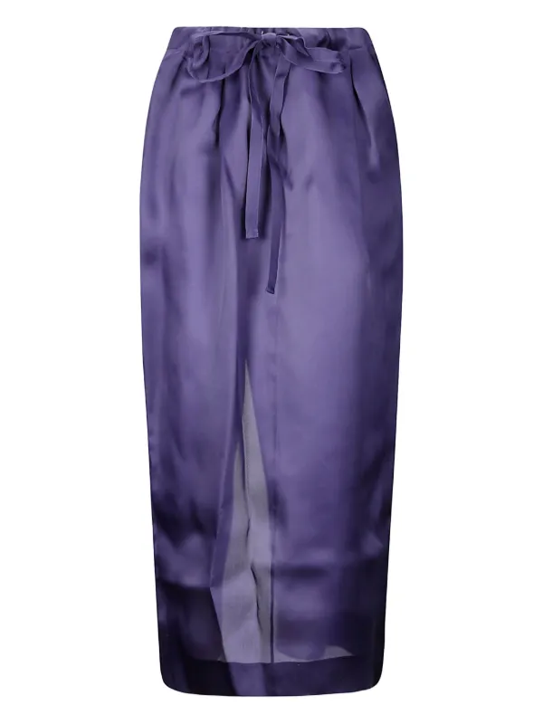 Khaite Chenton Skirt in Purple