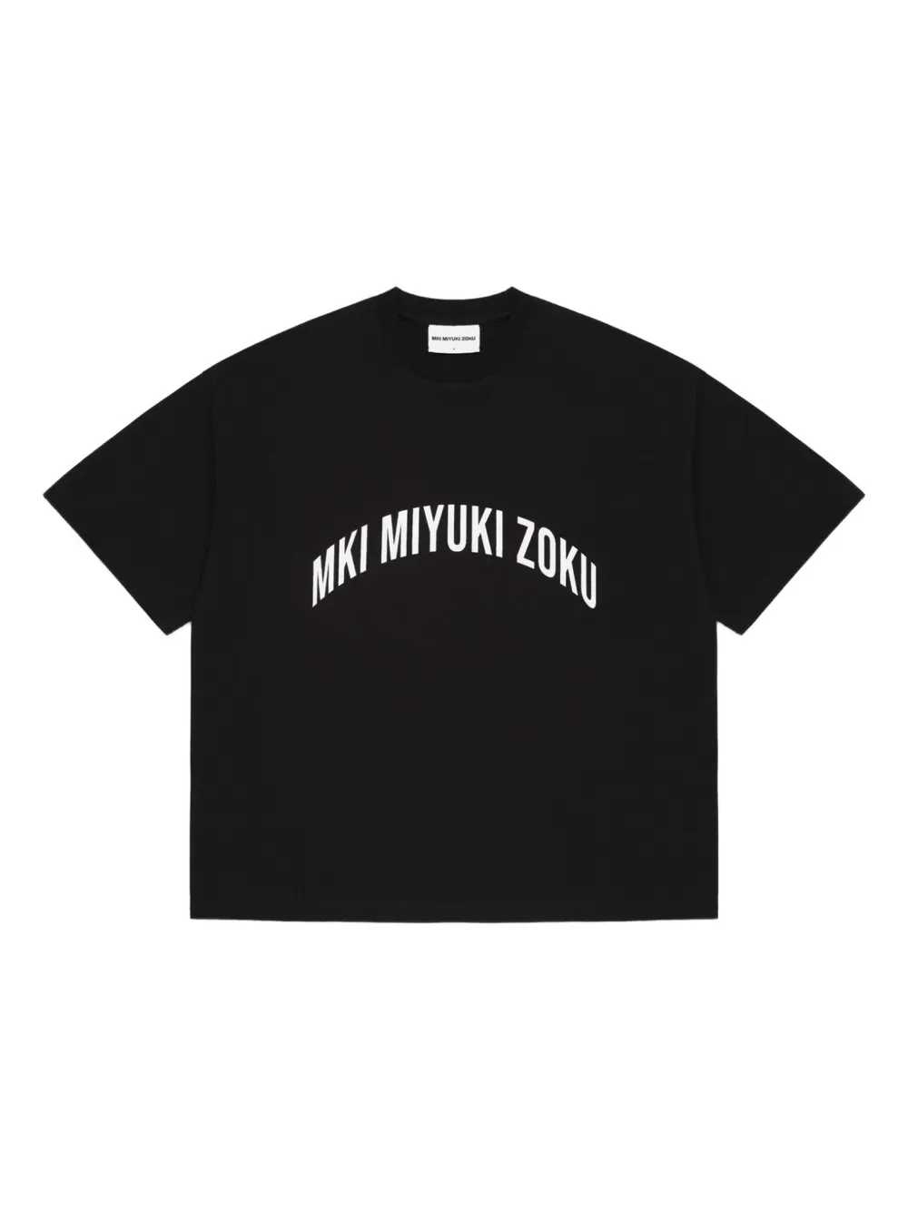 MKI Miyuki Zoku arc-logo T-shirt | Black | Image 1