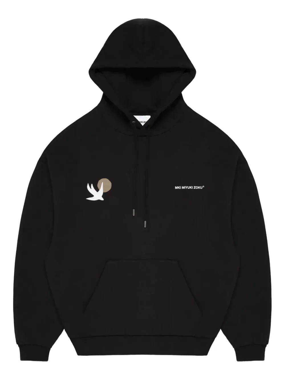 logo-print hoodie