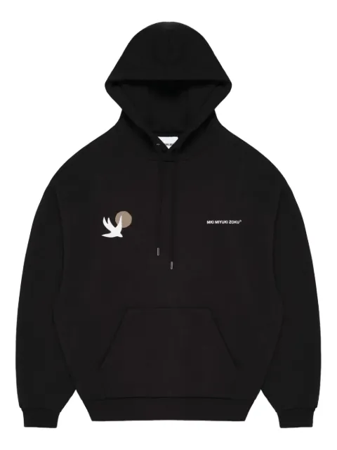 MKI Miyuki Zoku logo-print hoodie