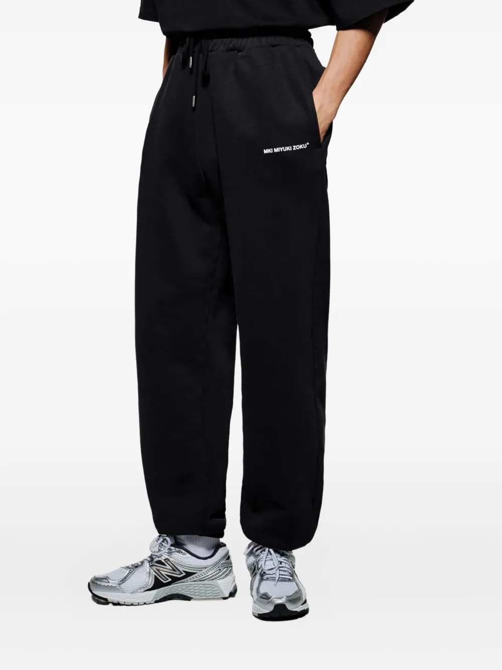 MKI Miyuki Zoku Trainingsbroek met logodetail - Zwart