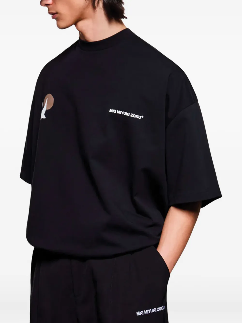 MKI Miyuki Zoku bird-print T-shirt | T-Shirts | Image 2