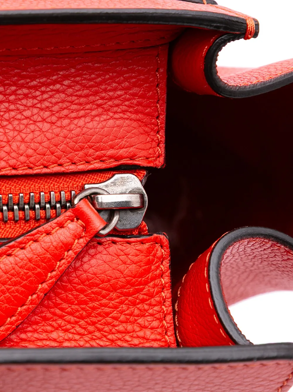 Pre-owned Celine 2012 Mini Leather Luggage Tote Bag