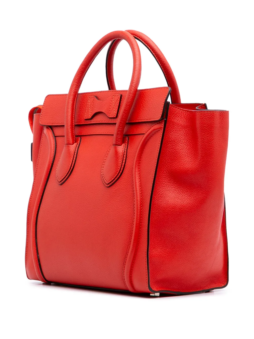 Pre-owned Celine 2012 Mini Leather Luggage Tote Bag