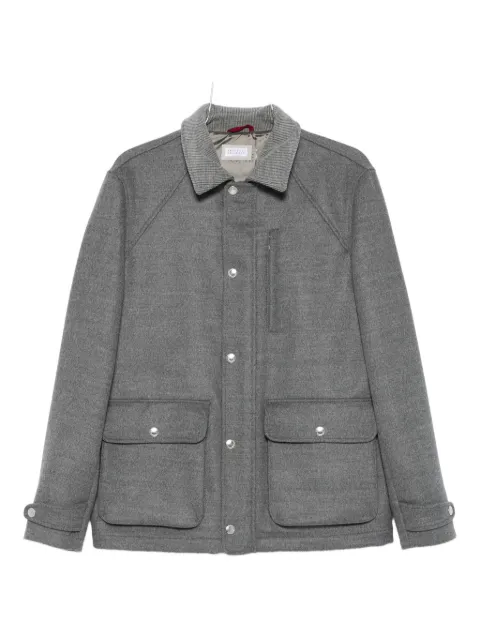 Brunello Cucinelli flap-pocket wool jacket