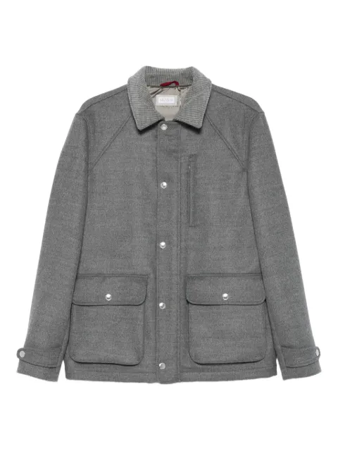 Brunello Cucinelli flap-pocket wool jacket