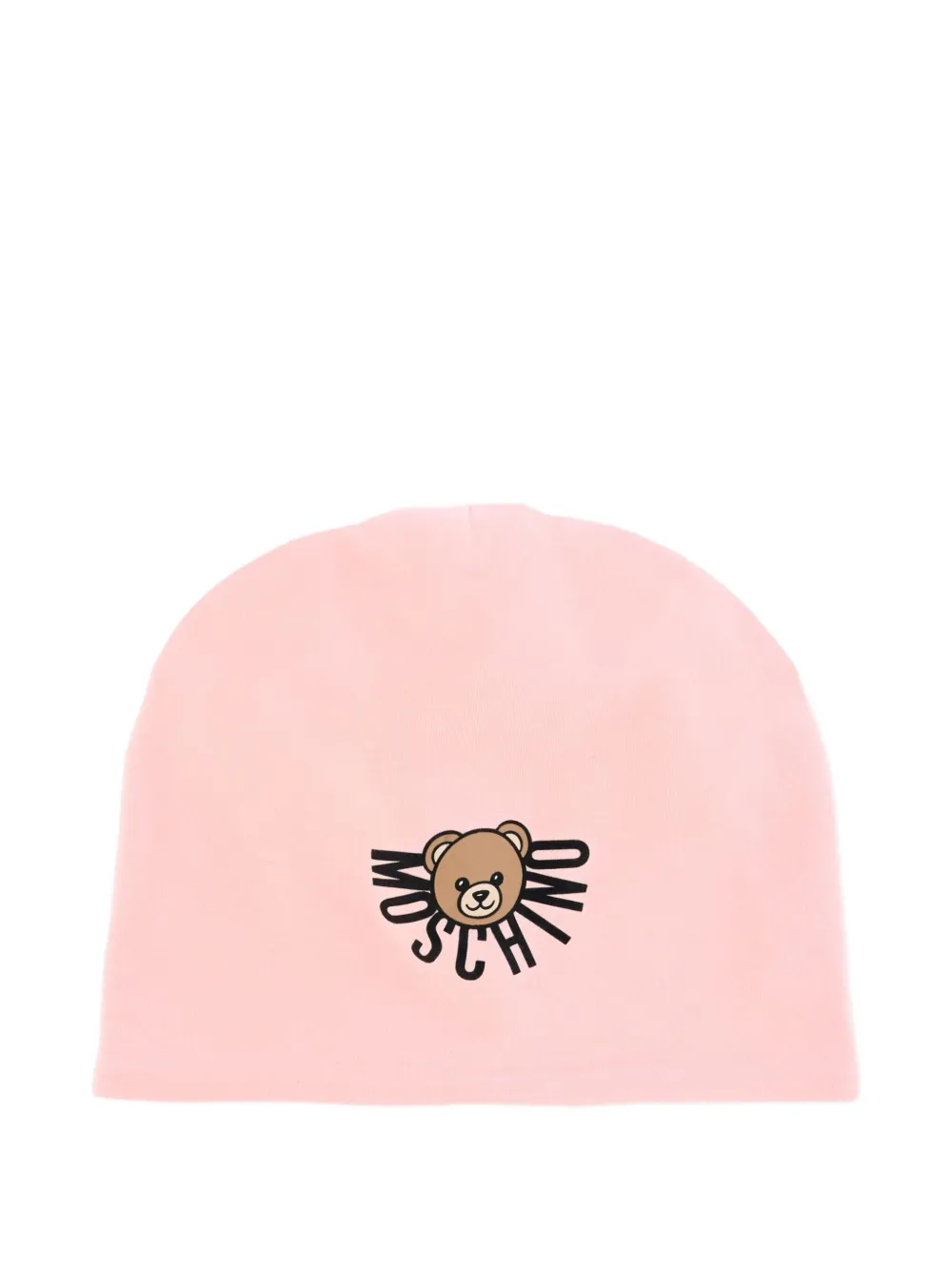 Moschino Kids Teddy Bear-logo beanie | Pink | Image 1