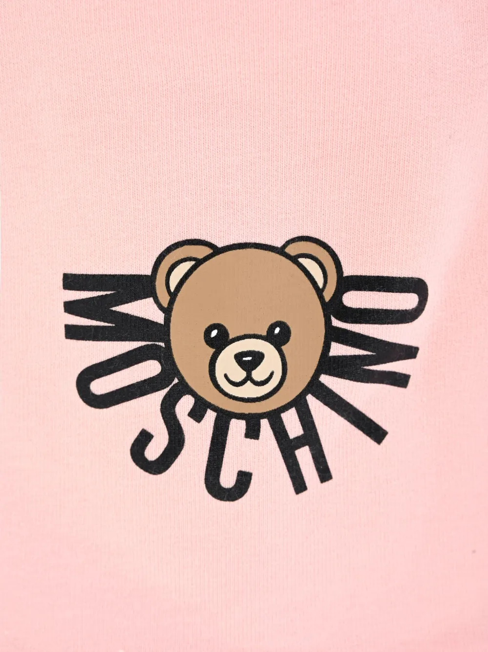 Moschino Kids Muts met teddybeerprint Roze