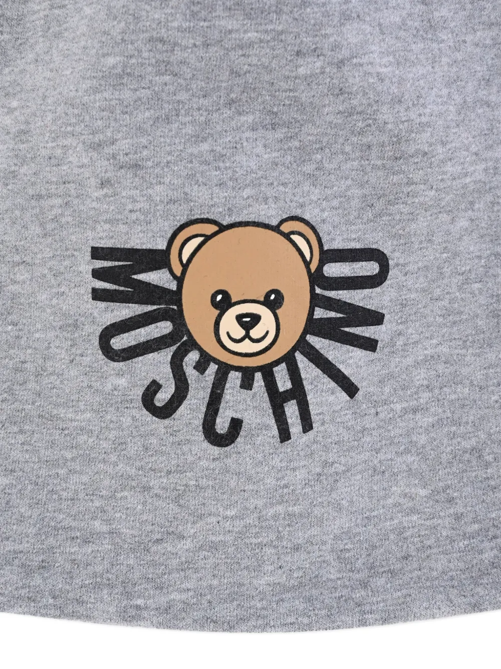 Moschino Kids Muts met teddybeerprint Grijs