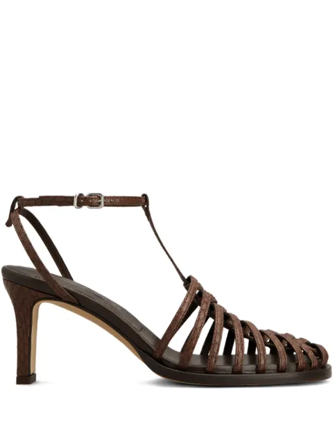 Tod's 75mm braided t-bar sandals