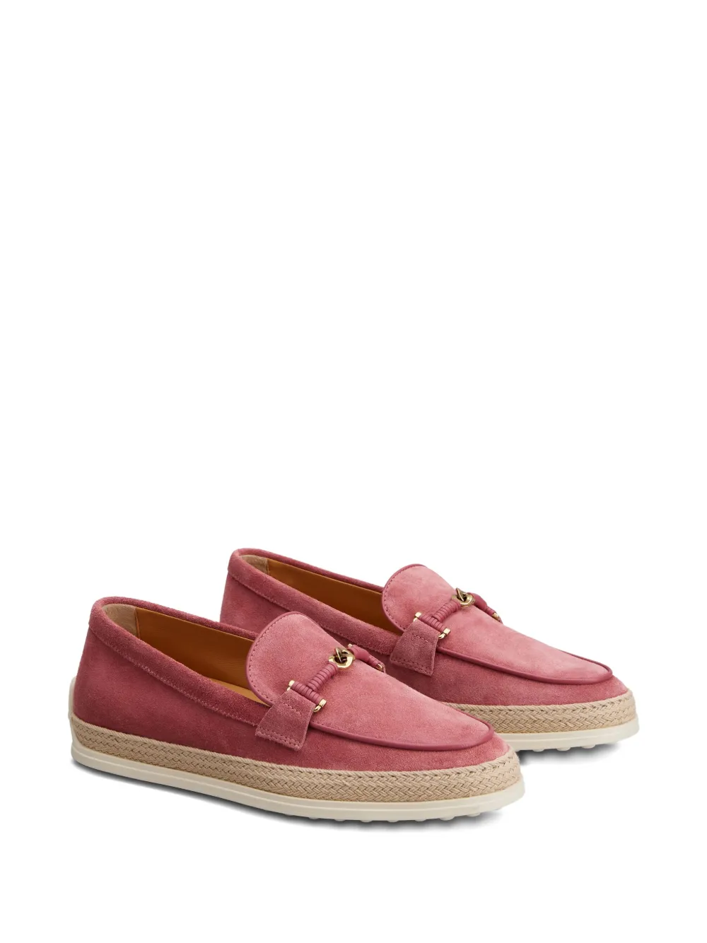 Tod's Suède loafers - Roze