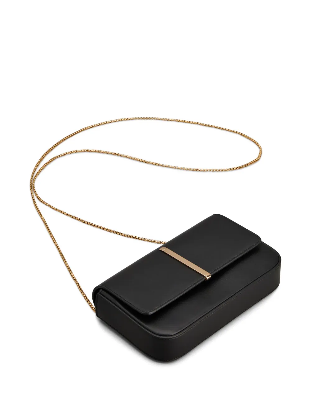 Tod's Mini-tas met kettingbandje en logoplakkaat Zwart