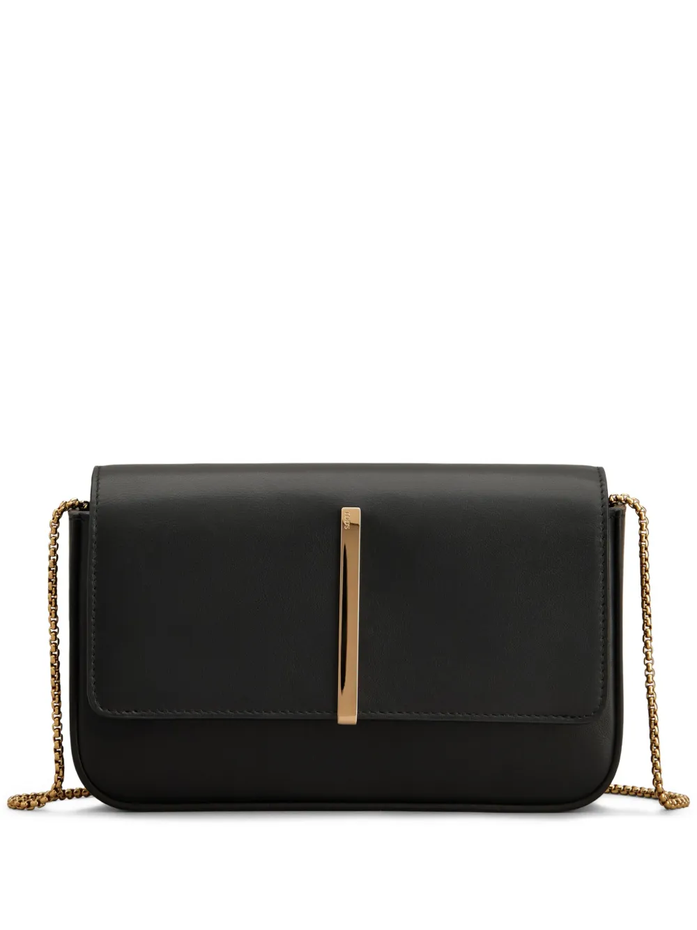 Tod's Mini-tas met kettingbandje en logoplakkaat Zwart