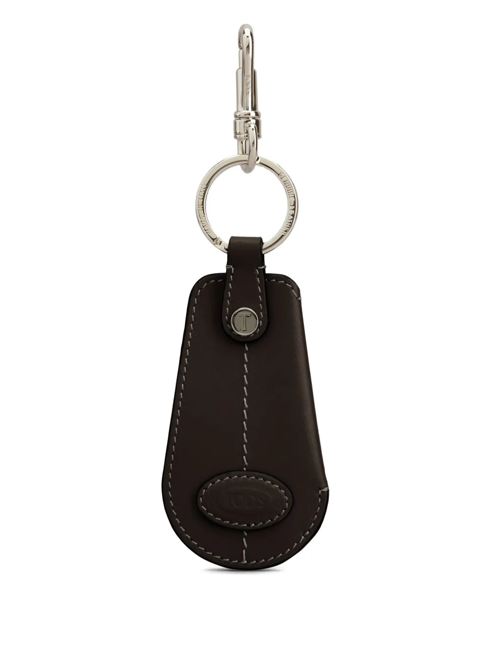 Tod's Leren sleutelhanger Bruin